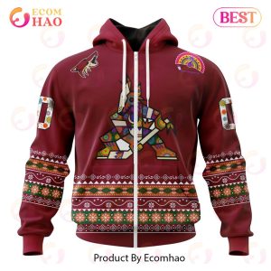 NHL Arizona Coyotes Specialized Jersey Hockey For All Diwali Festival 3D Hoodie