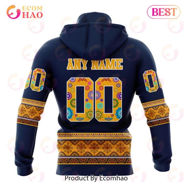 NHL Buffalo Sabres Specialized Jersey Hockey For All Diwali Festival 3D Hoodie