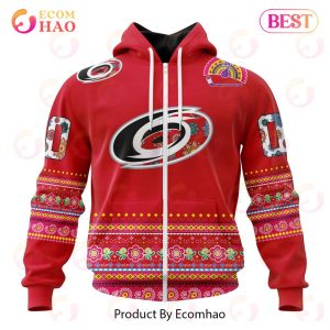 NHL Carolina Hurricanes Specialized Jersey Hockey For All Diwali Festival 3D Hoodie