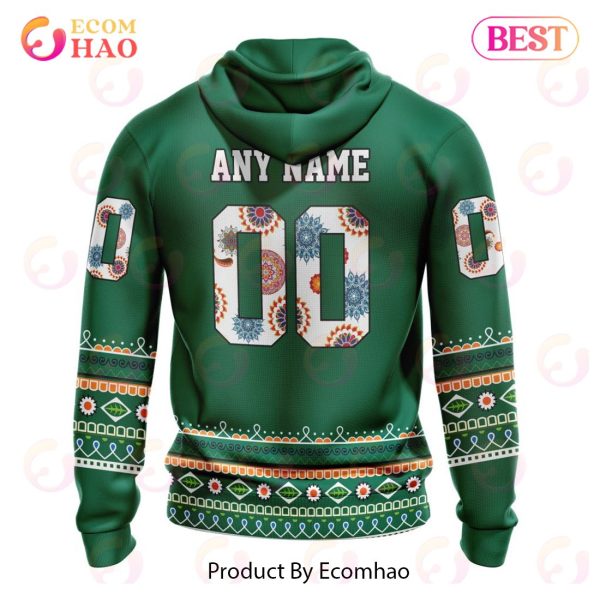 NHL Dallas Stars Specialized Jersey Hockey For All Diwali Festival 3D Hoodie