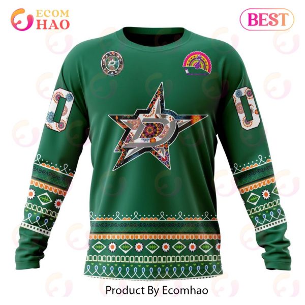 NHL Dallas Stars Specialized Jersey Hockey For All Diwali Festival 3D Hoodie