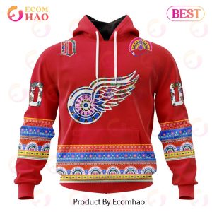 NHL Detroit Red Wings Specialized Jersey Hockey For All Diwali Festival 3D Hoodie
