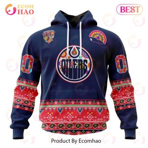 NHL Edmonton Oilers Specialized Jersey Hockey For All Diwali Festival 3D Hoodie