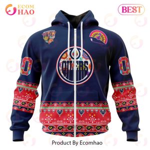 NHL Edmonton Oilers Specialized Jersey Hockey For All Diwali Festival 3D Hoodie