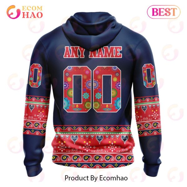 NHL Edmonton Oilers Specialized Jersey Hockey For All Diwali Festival 3D Hoodie
