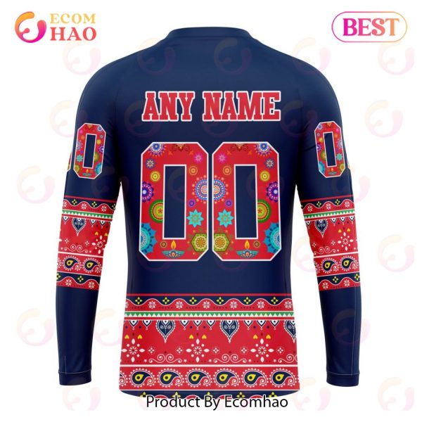 NHL Edmonton Oilers Specialized Jersey Hockey For All Diwali Festival 3D Hoodie