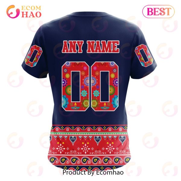 NHL Edmonton Oilers Specialized Jersey Hockey For All Diwali Festival 3D Hoodie
