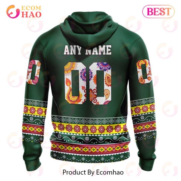 NHL Minnesota Wild Specialized Jersey Hockey For All Diwali Festival 3D Hoodie