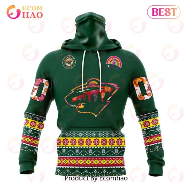 NHL Minnesota Wild Specialized Jersey Hockey For All Diwali Festival 3D Hoodie