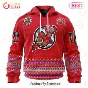NHL New Jersey Devils Specialized Jersey Hockey For All Diwali Festival 3D Hoodie