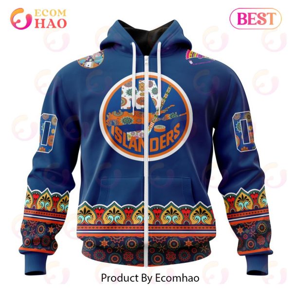 NHL New York Islanders Specialized Jersey Hockey For All Diwali Festival 3D Hoodie