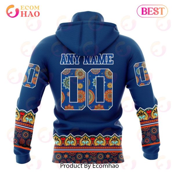 NHL New York Islanders Specialized Jersey Hockey For All Diwali Festival 3D Hoodie