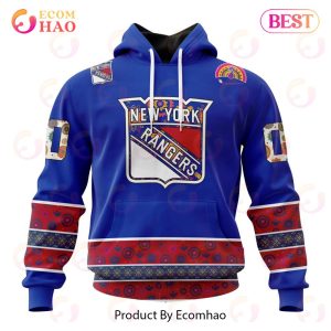 NHL New York Rangers Specialized Jersey Hockey For All Diwali Festival 3D Hoodie