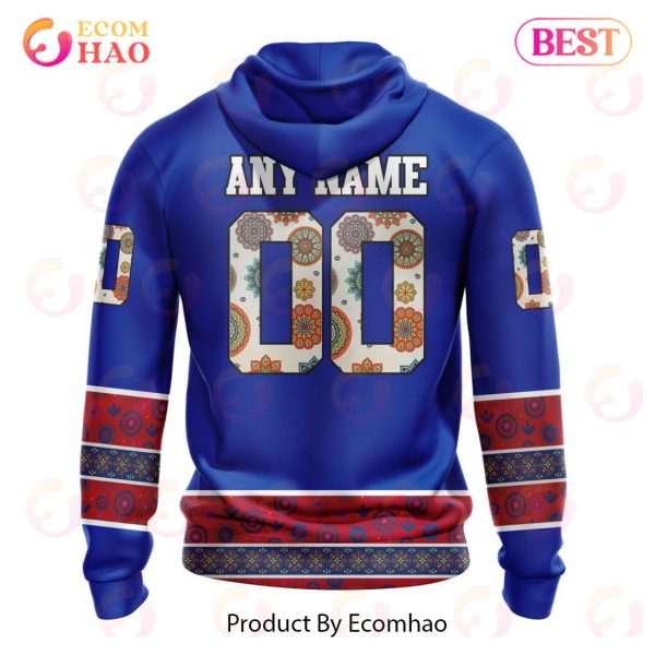 NHL New York Rangers Specialized Jersey Hockey For All Diwali Festival 3D Hoodie