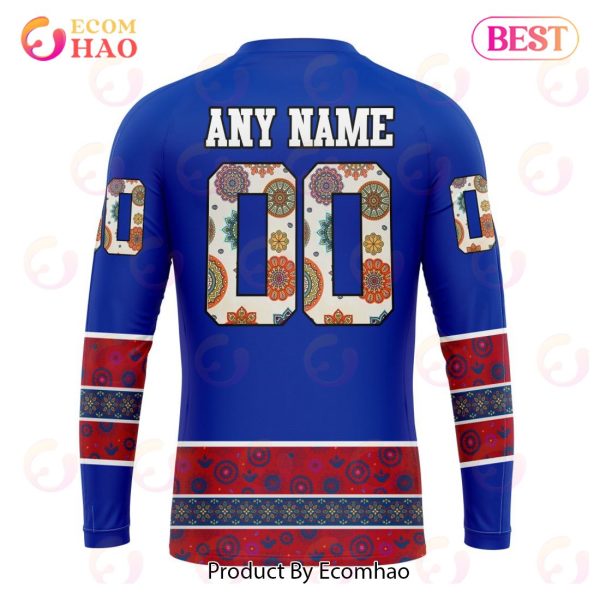 NHL New York Rangers Specialized Jersey Hockey For All Diwali Festival 3D Hoodie