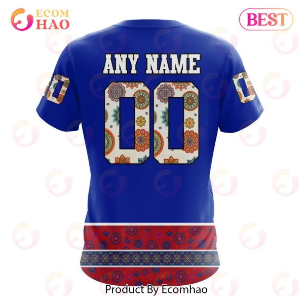 NHL New York Rangers Specialized Jersey Hockey For All Diwali Festival 3D Hoodie