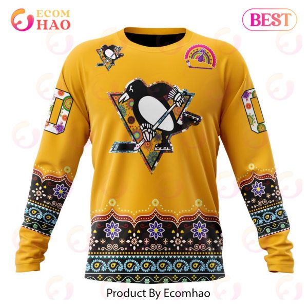 NHL Pittsburgh Penguins Specialized Jersey Hockey For All Diwali Festival 3D Hoodie