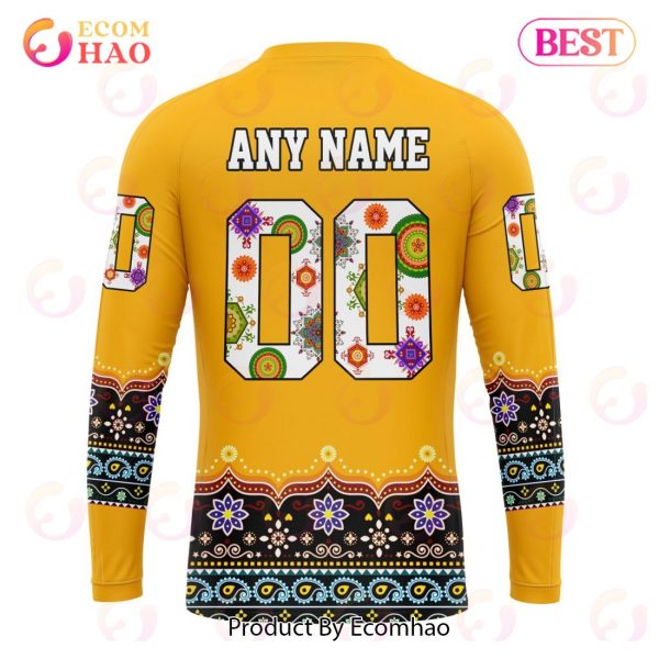 NHL Pittsburgh Penguins Specialized Jersey Hockey For All Diwali Festival 3D Hoodie