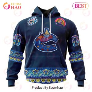 NHL Vancouver Canucks Specialized Jersey Hockey For All Diwali Festival 3D Hoodie