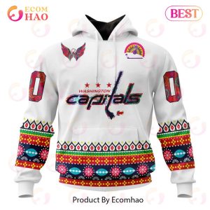NHL Washington Capitals Specialized Jersey Hockey For All Diwali Festival 3D Hoodie