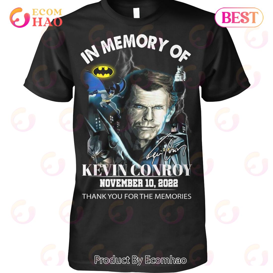 In Memory Of Kevin Conroy November 10, 2022 Thank You For The Memories T-Shirt