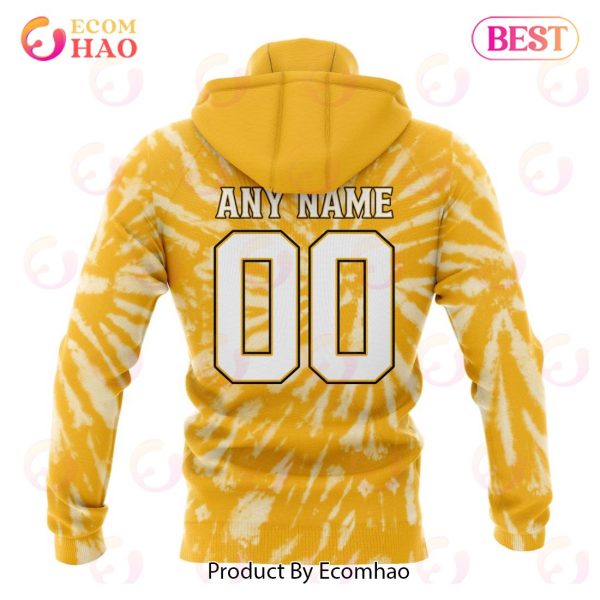 NHL Pittsburgh Penguins Special Retro Vintage Tie – Dye 3D Hoodie