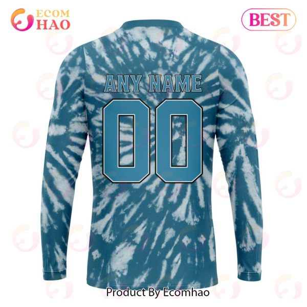 NHL San Jose Sharks Special Retro Vintage Tie – Dye 3D Hoodie