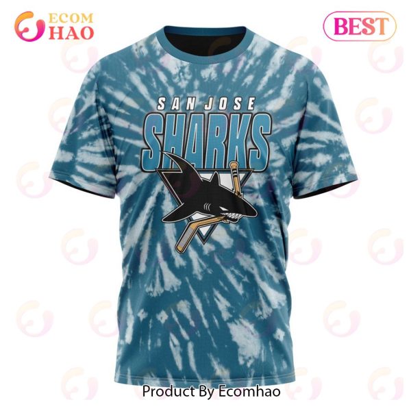 Men's San Jose Sharks Reverse Retro Special Edition Authentic Pro Wordmark  Hoodie