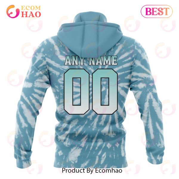 NHL Seattle Kraken Special Retro Vintage Tie – Dye 3D Hoodie