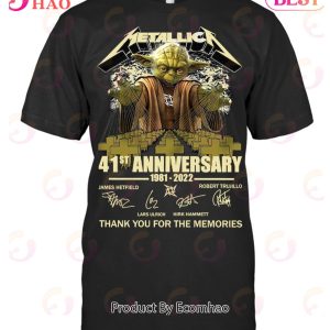 41st Anniversary 1981 – 2022 Thank You For The Memories T-Shirt