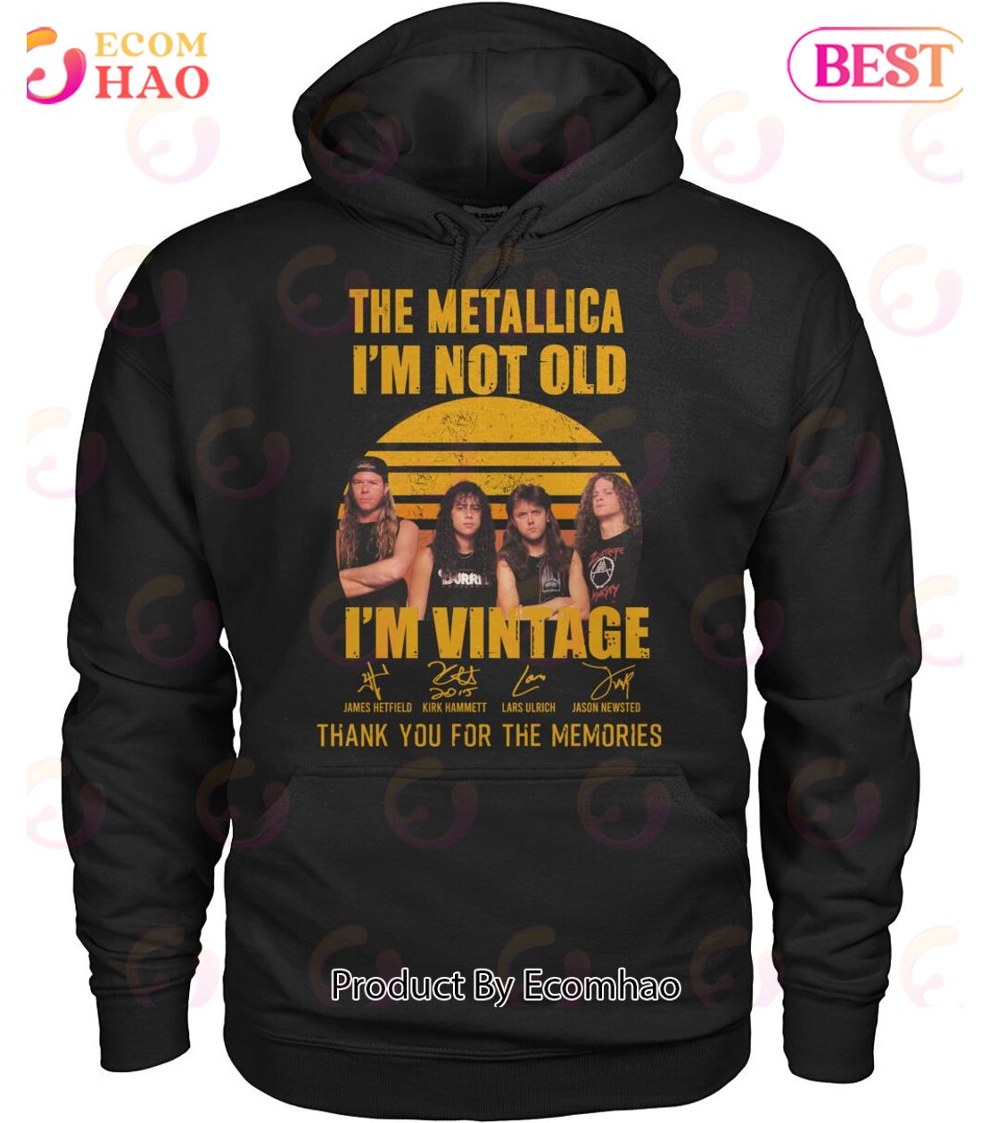 The Metallica I’m Not Old I’m Vintage Thank You For The Memories T-Shirt