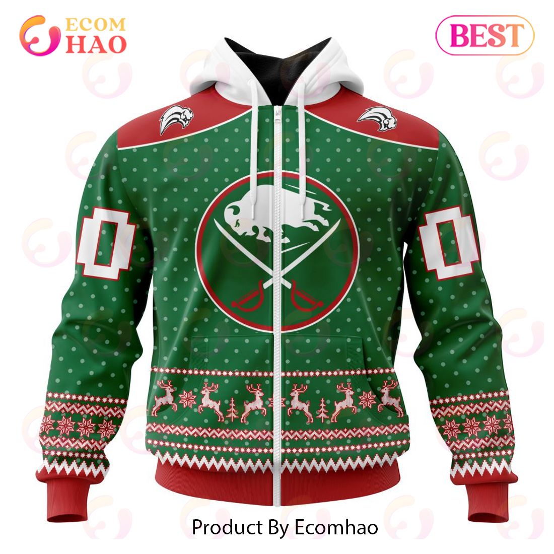 NHL Buffalo Sabres Special Christmas Apparel 3D Hoodie