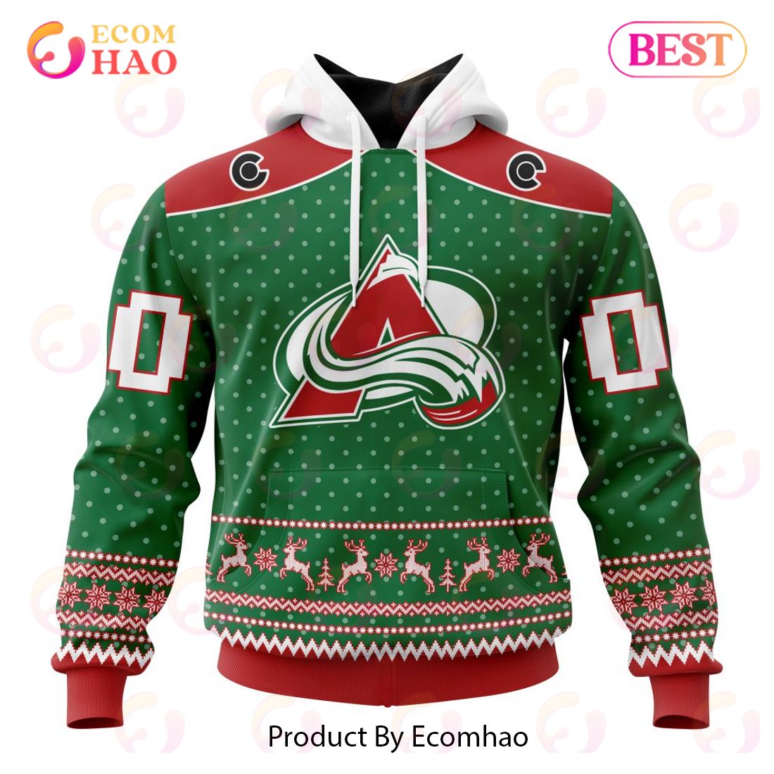 NHL Colorado Avalanche Reverse Retro Kits 2022 3D Hoodie - Ecomhao Store