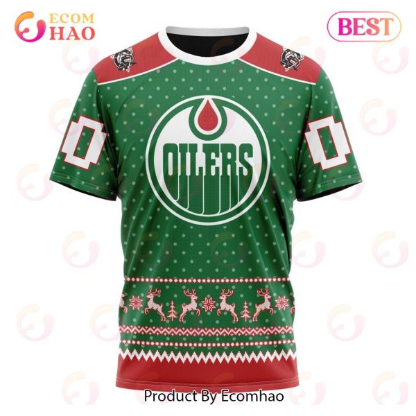 NHL Edmonton Oilers Special Christmas Apparel 3D Hoodie