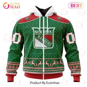 NHL New York Rangers Special Christmas Apparel 3D Hoodie