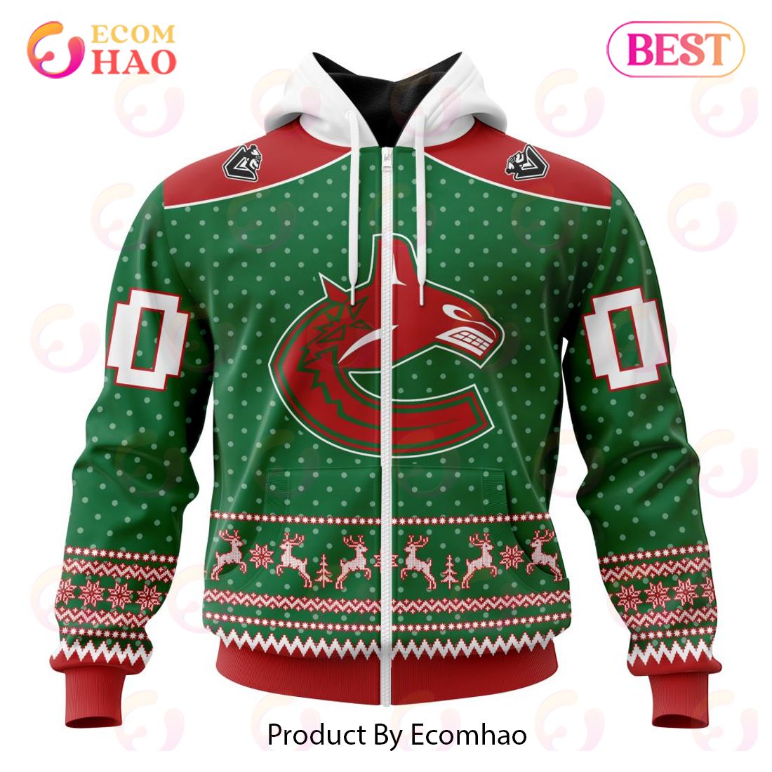 NHL Vancouver Canucks Special Christmas Apparel 3D Hoodie