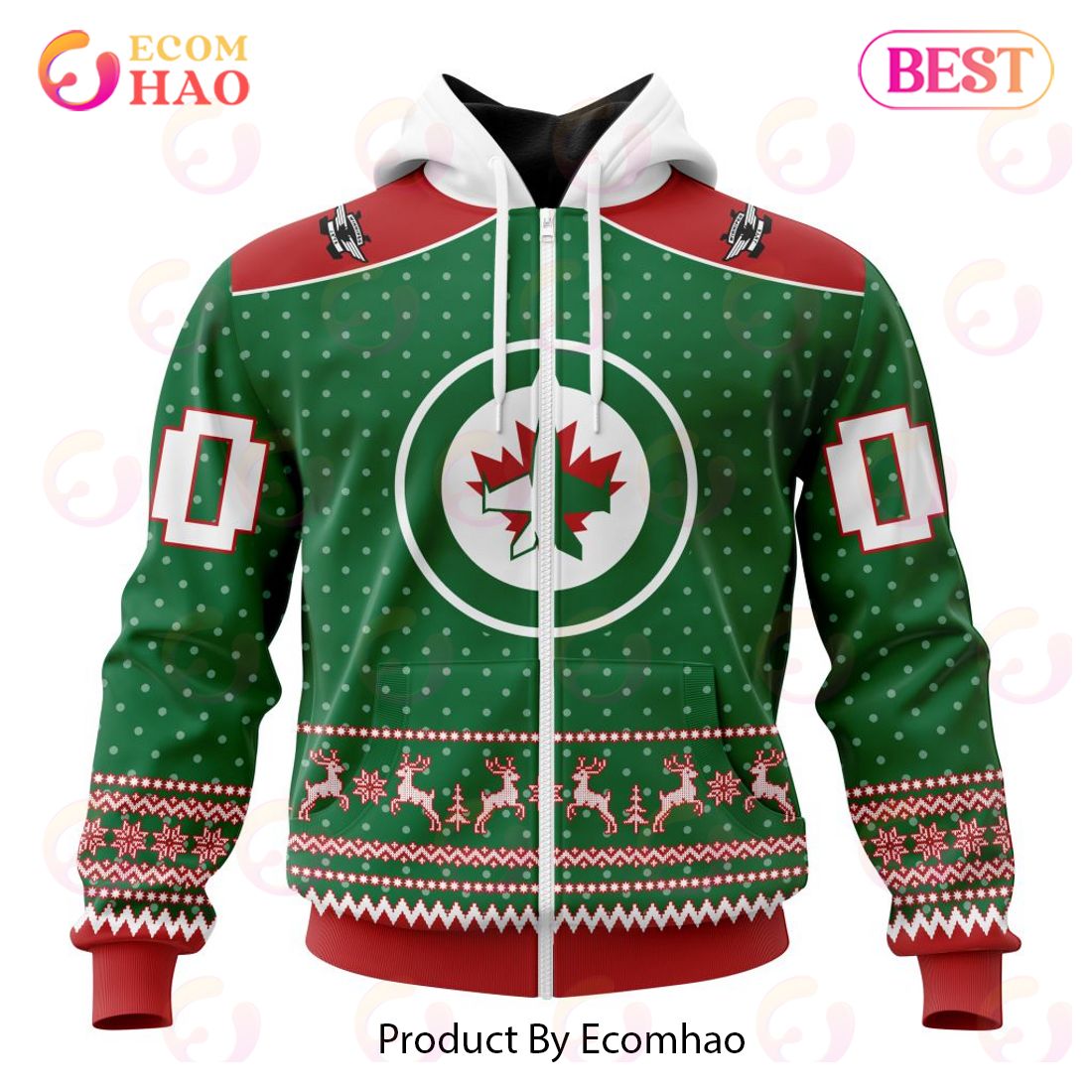 NHL Winnipeg Jets Special Christmas Apparel 3D Hoodie