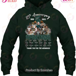 125th Anniversary 1898 – 2023 Spartans Thank You For The Memories T-Shirt
