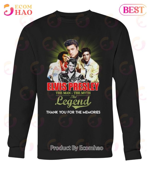 Elvis Presley The Man – The Myth – The Legend Thank You For The Memories T-Shirt
