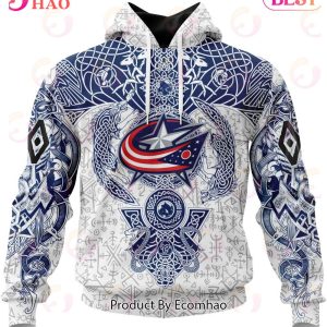 NHL Columbus Blue Jackets Special Norse Viking Symbols Hoodie, T-Shirt, Sweater