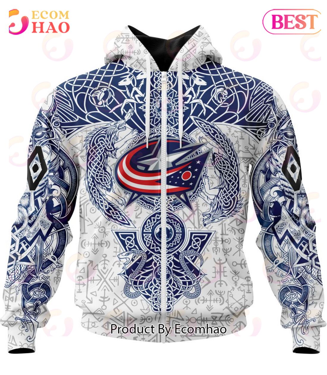 NHL Columbus Blue Jackets Special Norse Viking Symbols Hoodie, T-Shirt, Sweater