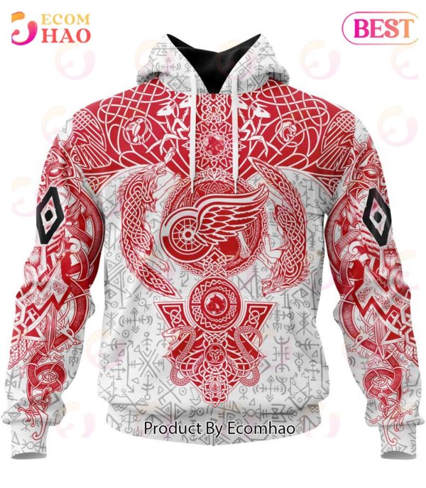 NHL Detroit Red Wings Special Norse Viking Symbols Hoodie, T-Shirt, Sweater