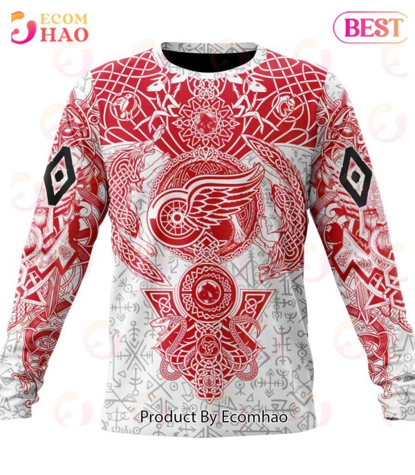 NHL Detroit Red Wings Special Norse Viking Symbols Hoodie, T-Shirt, Sweater