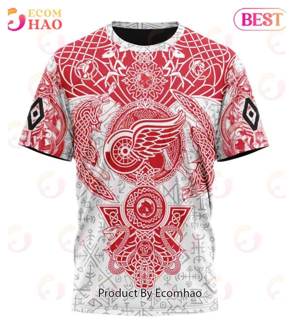 NHL Detroit Red Wings Special Norse Viking Symbols Hoodie, T-Shirt, Sweater