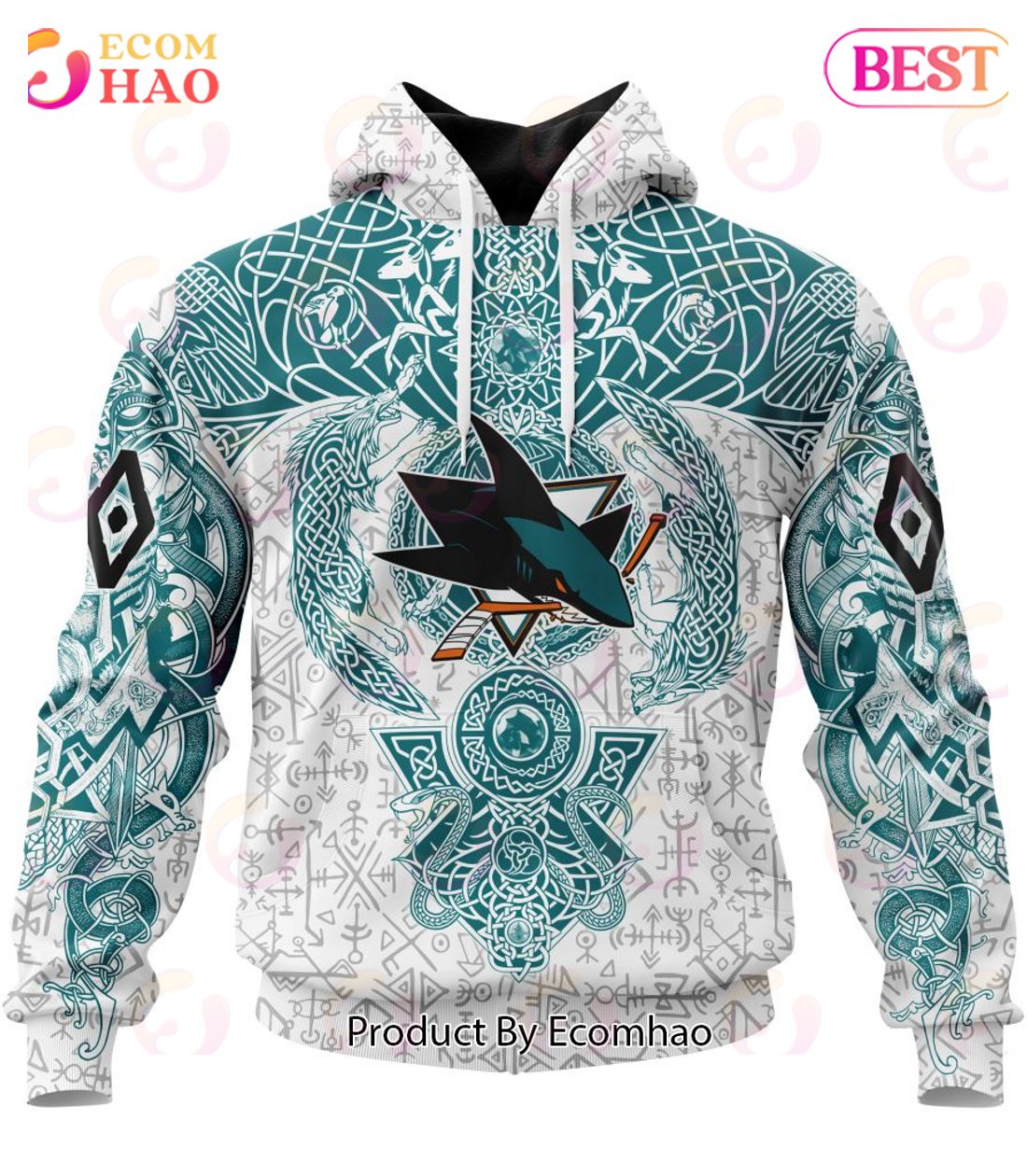 NHL San Jose Sharks Special Norse Viking Symbols Hoodie, T-Shirt, Sweater