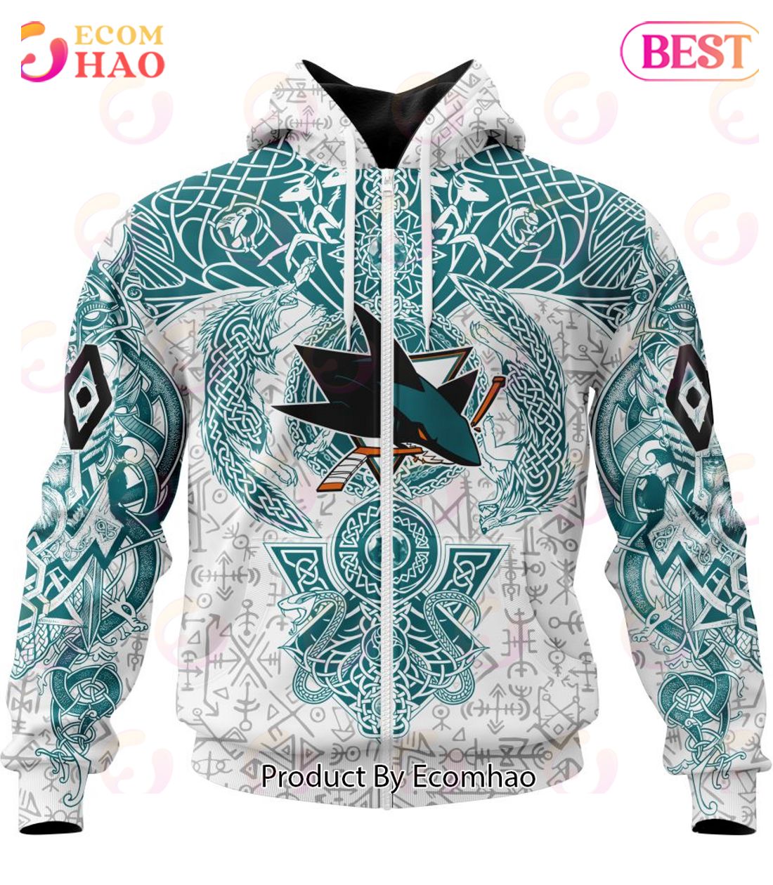 NHL San Jose Sharks Special Norse Viking Symbols Hoodie, T-Shirt, Sweater