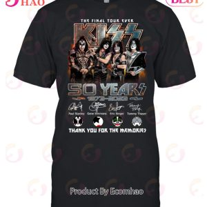 Kiss Band 50 Years Anniversary Unisex T-Shirt