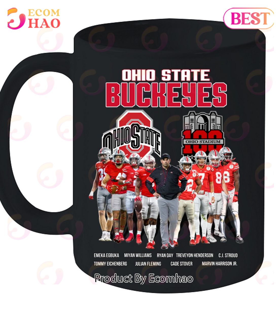 Ohio The Buckeye State Souvenir Gift T-Shirt - Unisex Crewneck, 100% Cotton Tee