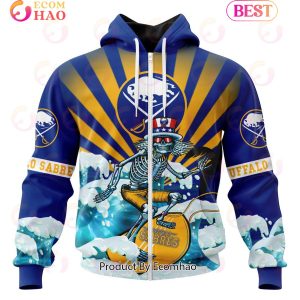NHL Buffalo Sabres Specialized Kits For The Grateful Dead 3D Hoodie