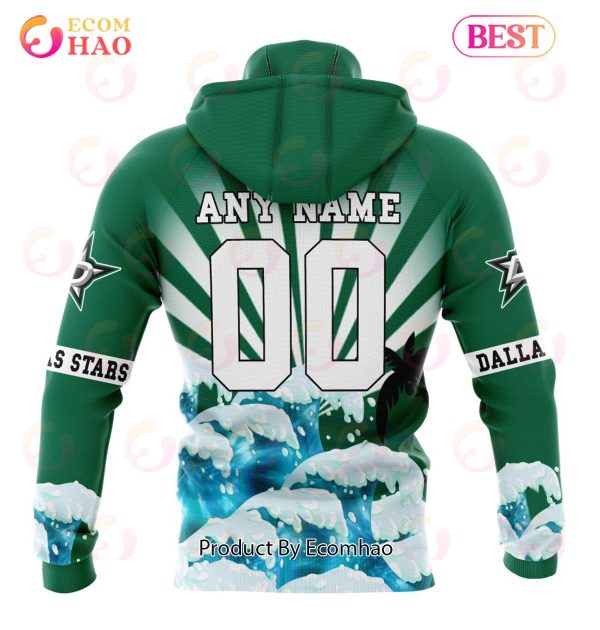 NHL Dallas Stars Specialized Kits For The Grateful Dead 3D Hoodie